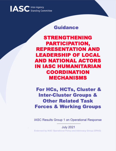 IASC Guidance strengthening participation