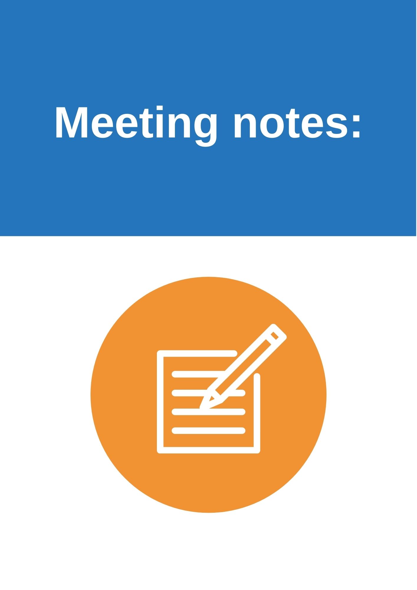 Meeting notes