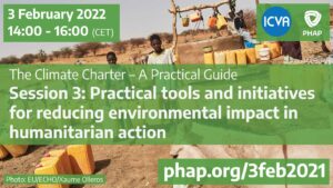 Practical tools and initiatives for reducing environmental impact in humanitarian action