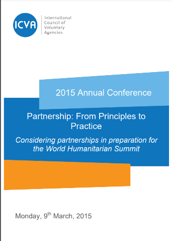 2015 ICVA Annual Conference Background papers