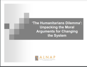 ICVA 2009 Annual Conference - Presentation on The Humanitarian Dilemma