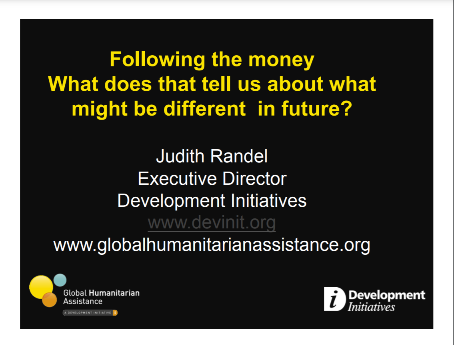 ICVA 2014 Annual conference - Presentation on Following the Money