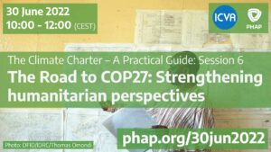 The Road to COP27: Why should humanitarian NGOs engage?