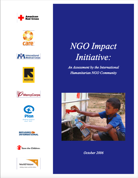 Report - NGO Impact Initiative - An Assessment by the International Humanitarian NGO Community