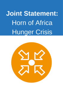 Horn of Africa Hunger Crisis Statement