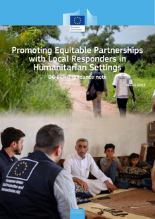 DG ECHO Guidance Note - Promoting Equitable Partnerships with Local Responders in Humanitarian Settings