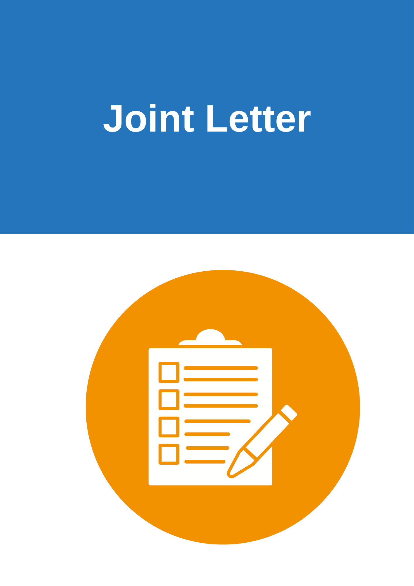 Joint Letter
