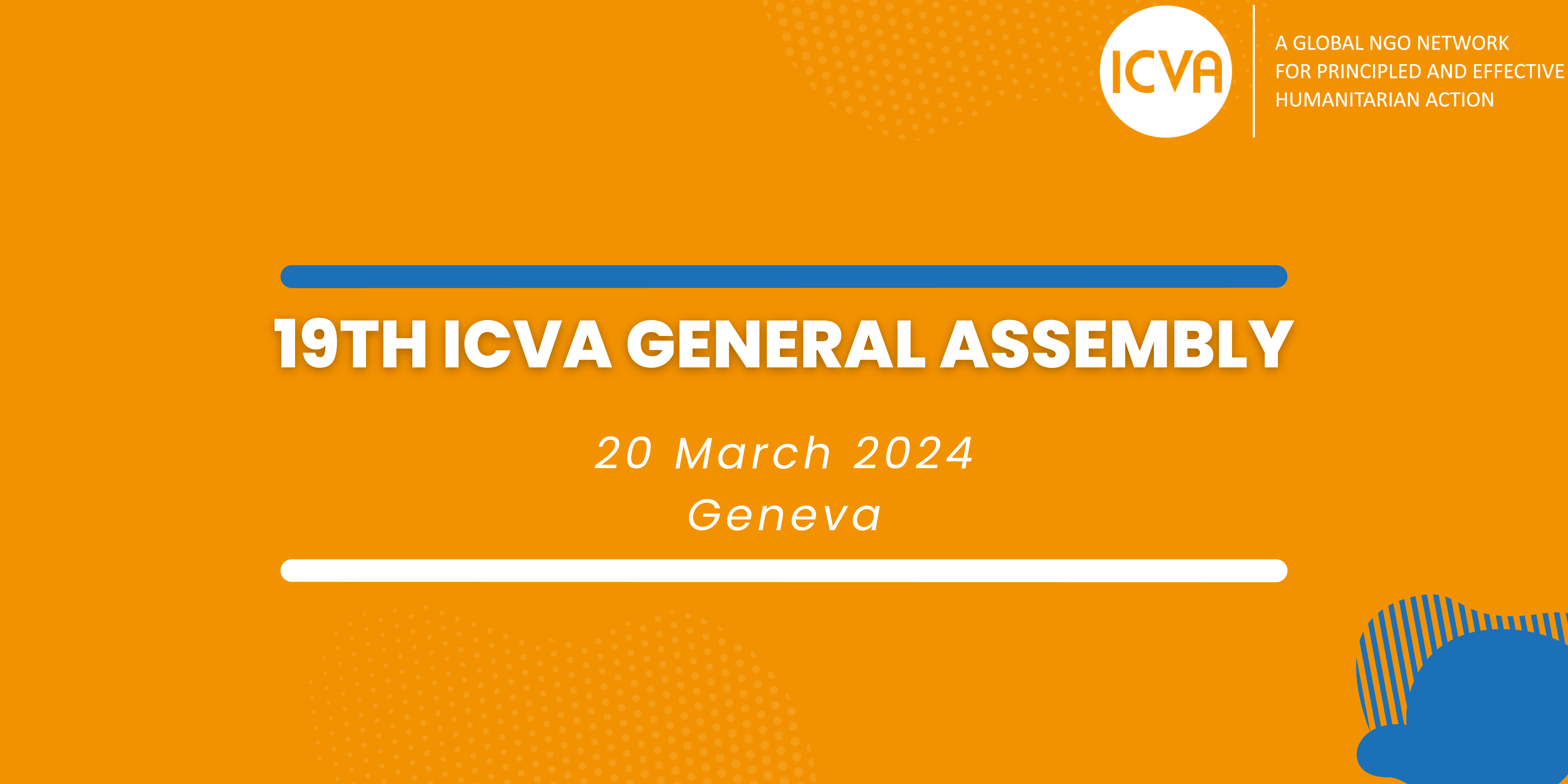 ICVA General Assembly Banner